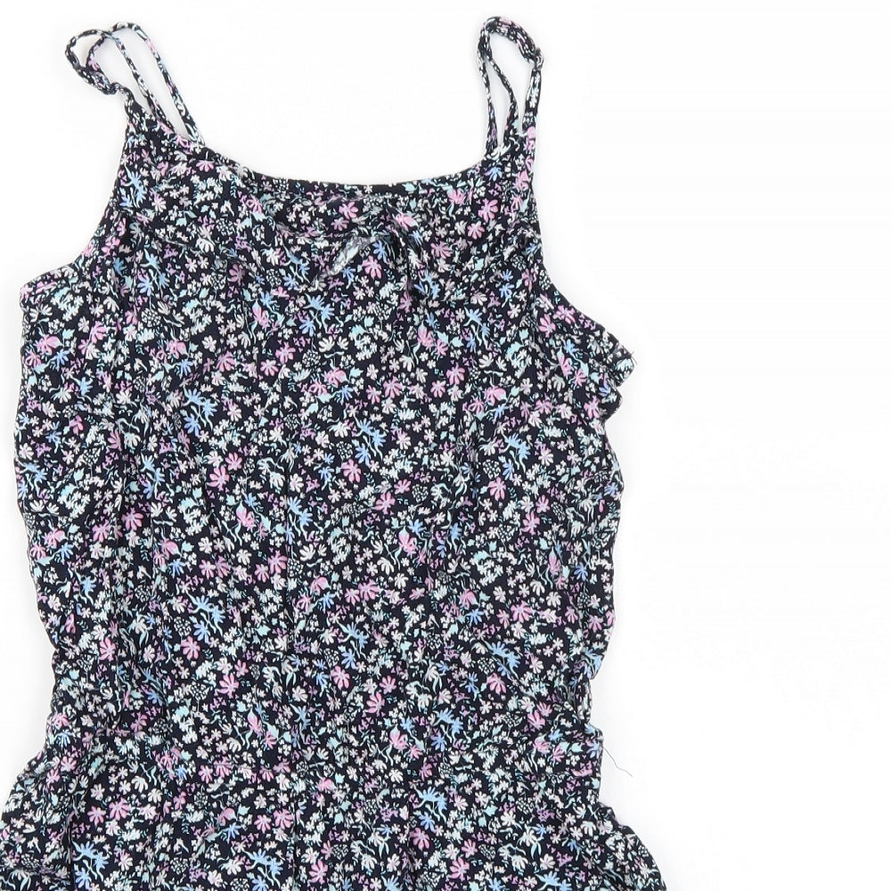 H&M Girls Multicoloured Floral  Playsuit One-Piece Size 12-13 Years