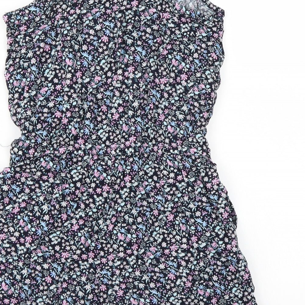 H&M Girls Multicoloured Floral  Playsuit One-Piece Size 12-13 Years