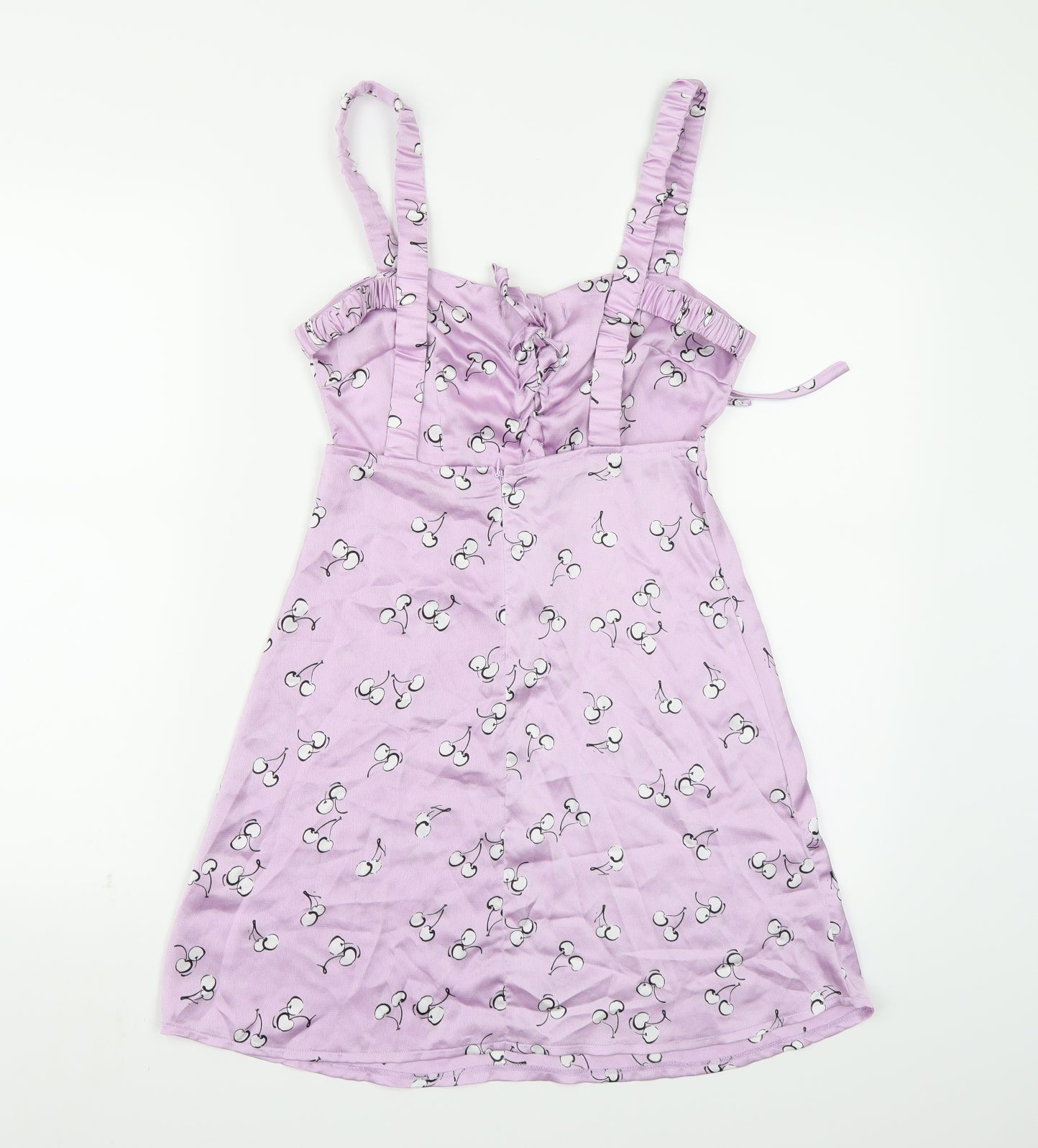 Kai Womens Purple   A-Line  Size S  - Cherry Print