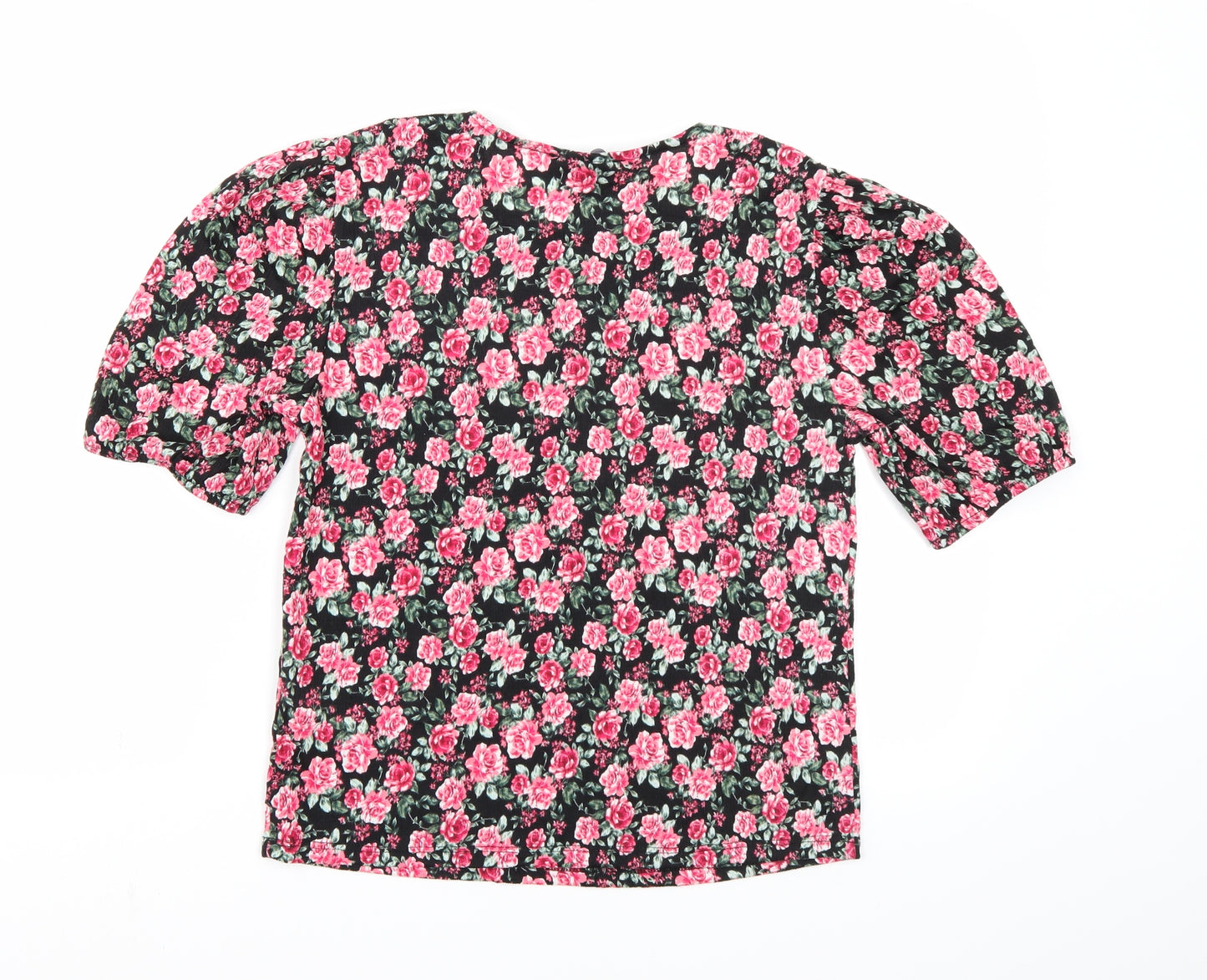 Primark Womens Multicoloured Floral  Basic T-Shirt Size S