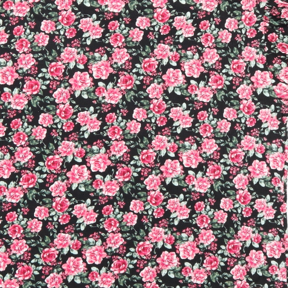 Primark Womens Multicoloured Floral  Basic T-Shirt Size S
