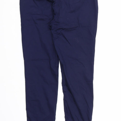Warehouse Womens Blue  Rayon Trousers  Size 12 L26 in