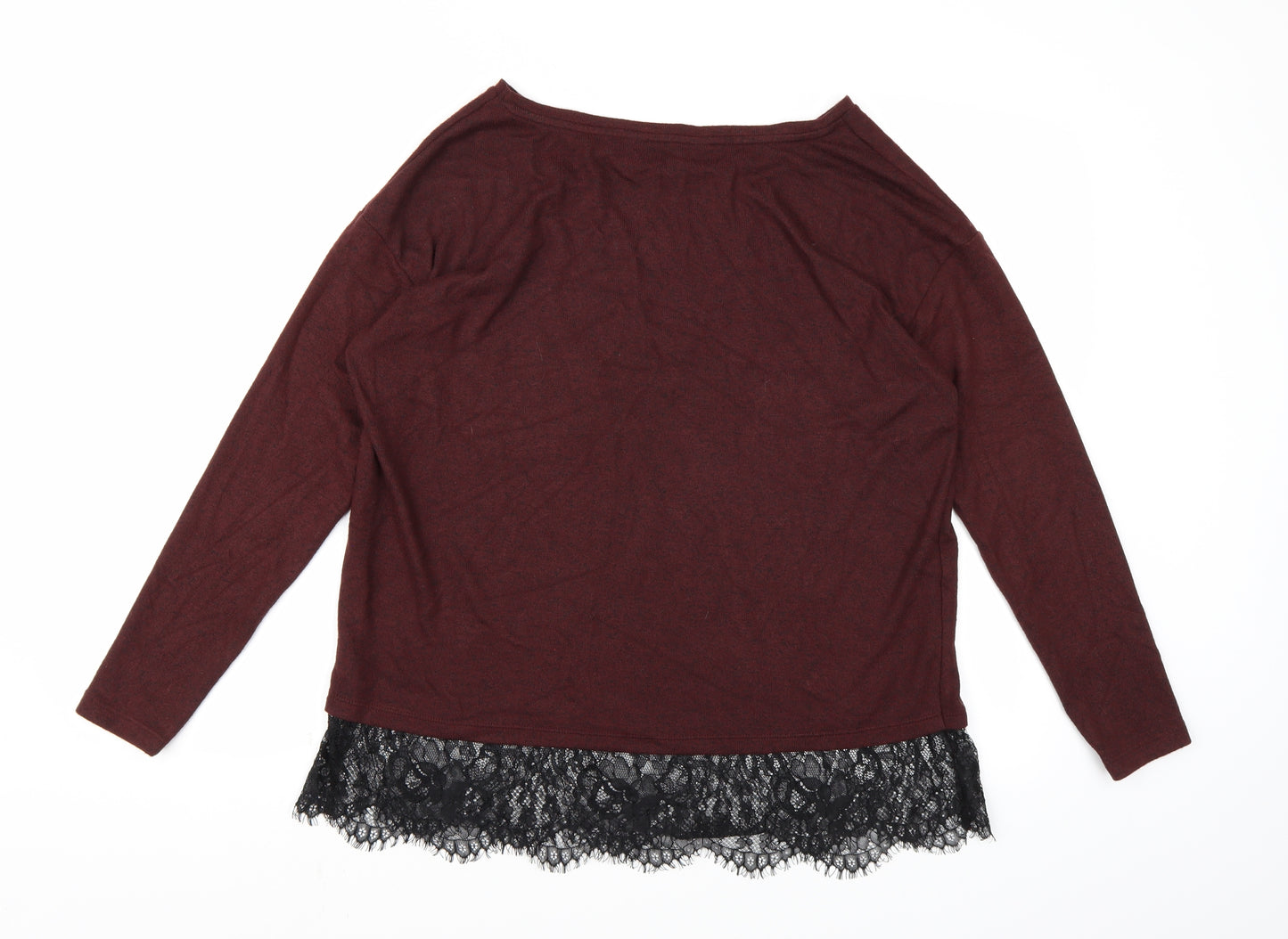 F&F Womens Brown  Knit Pullover Jumper Size 10