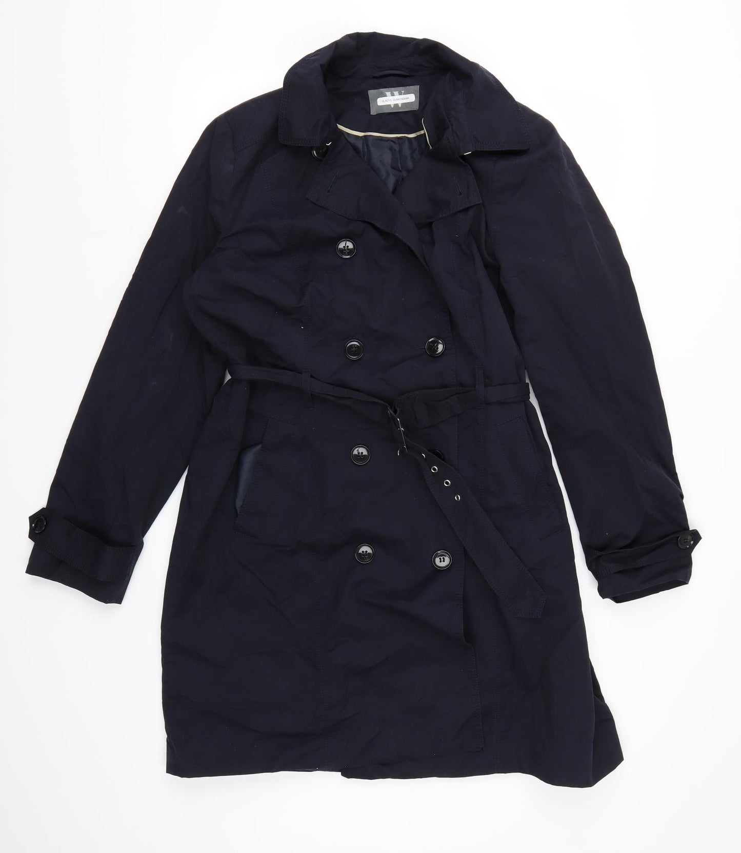 BHS Womens Blue   Pea Coat Coat Size 16