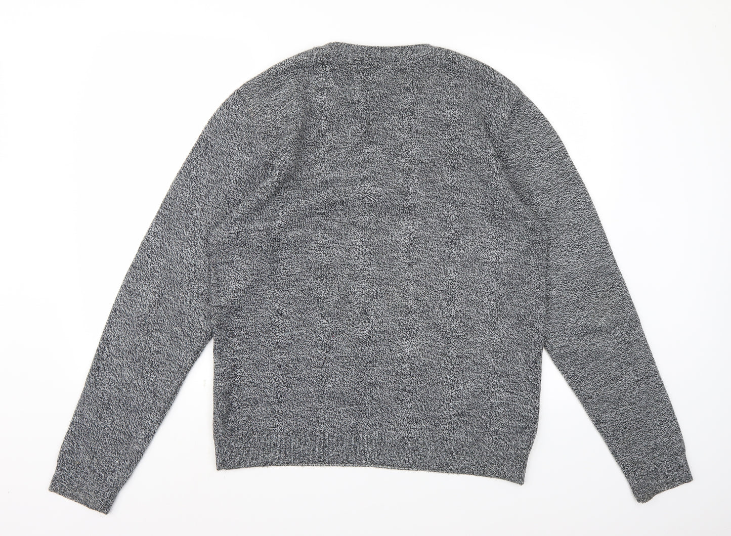 Topman Mens Grey  Knit Pullover Jumper Size L  - Gingerbread Man