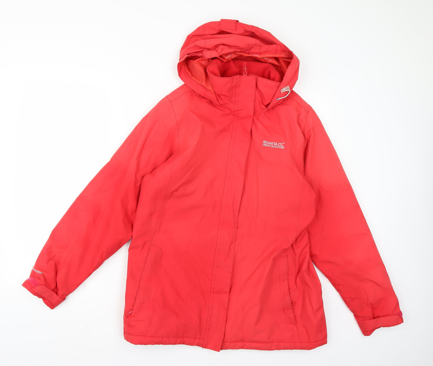 Regatta Womens Red   Rain Coat Coat Size 14