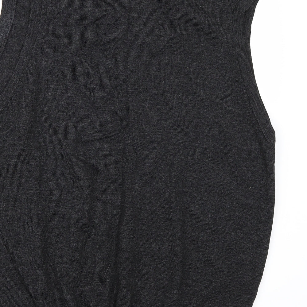 Marks and Spencer Mens Grey  Knit Vest Jumper Size L