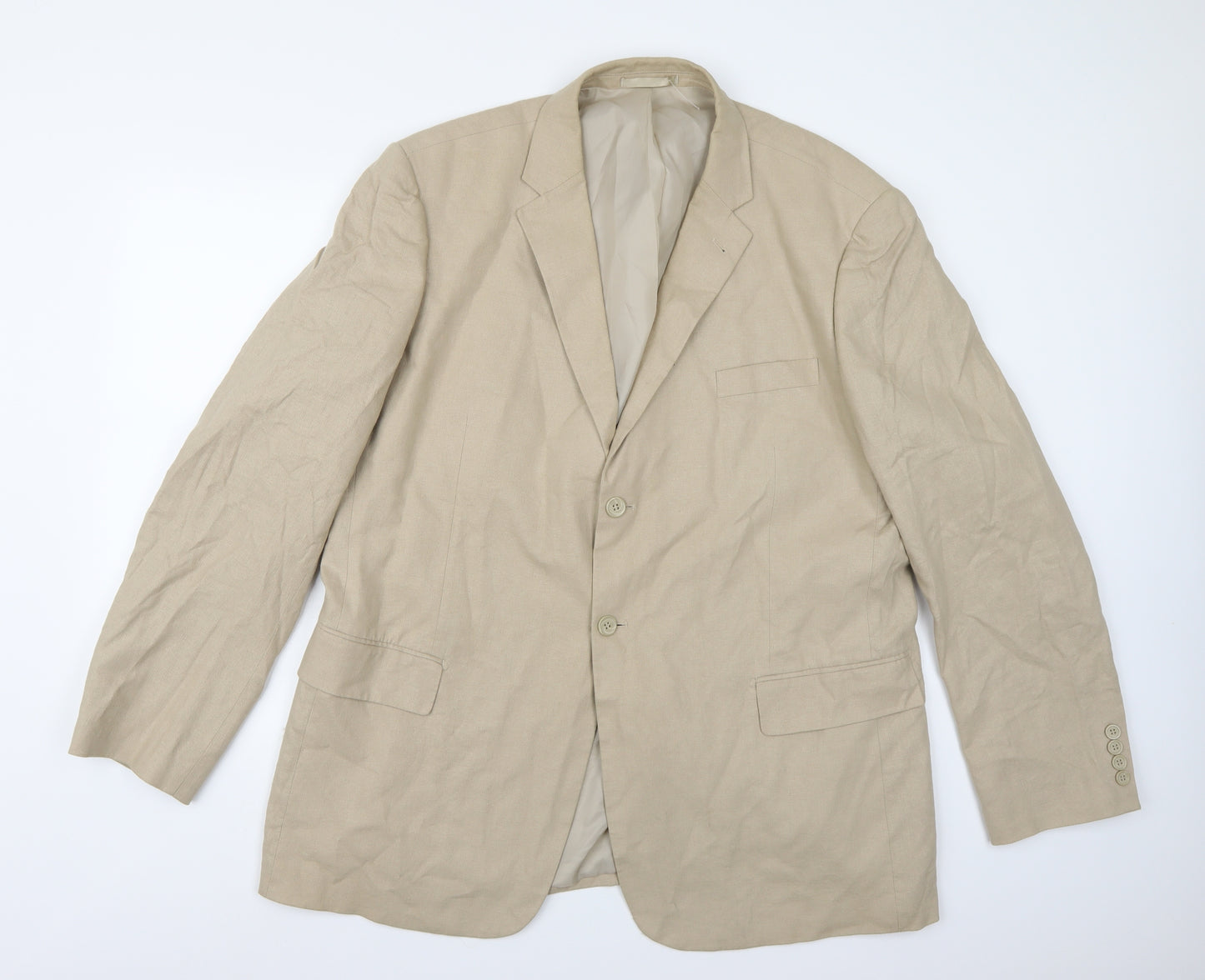 Butler & Webb Mens Beige   Jacket Suit Jacket Size 44