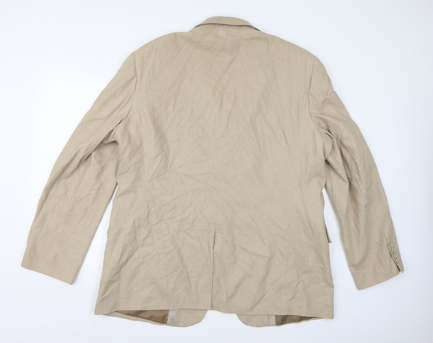 Butler & Webb Mens Beige   Jacket Suit Jacket Size 44