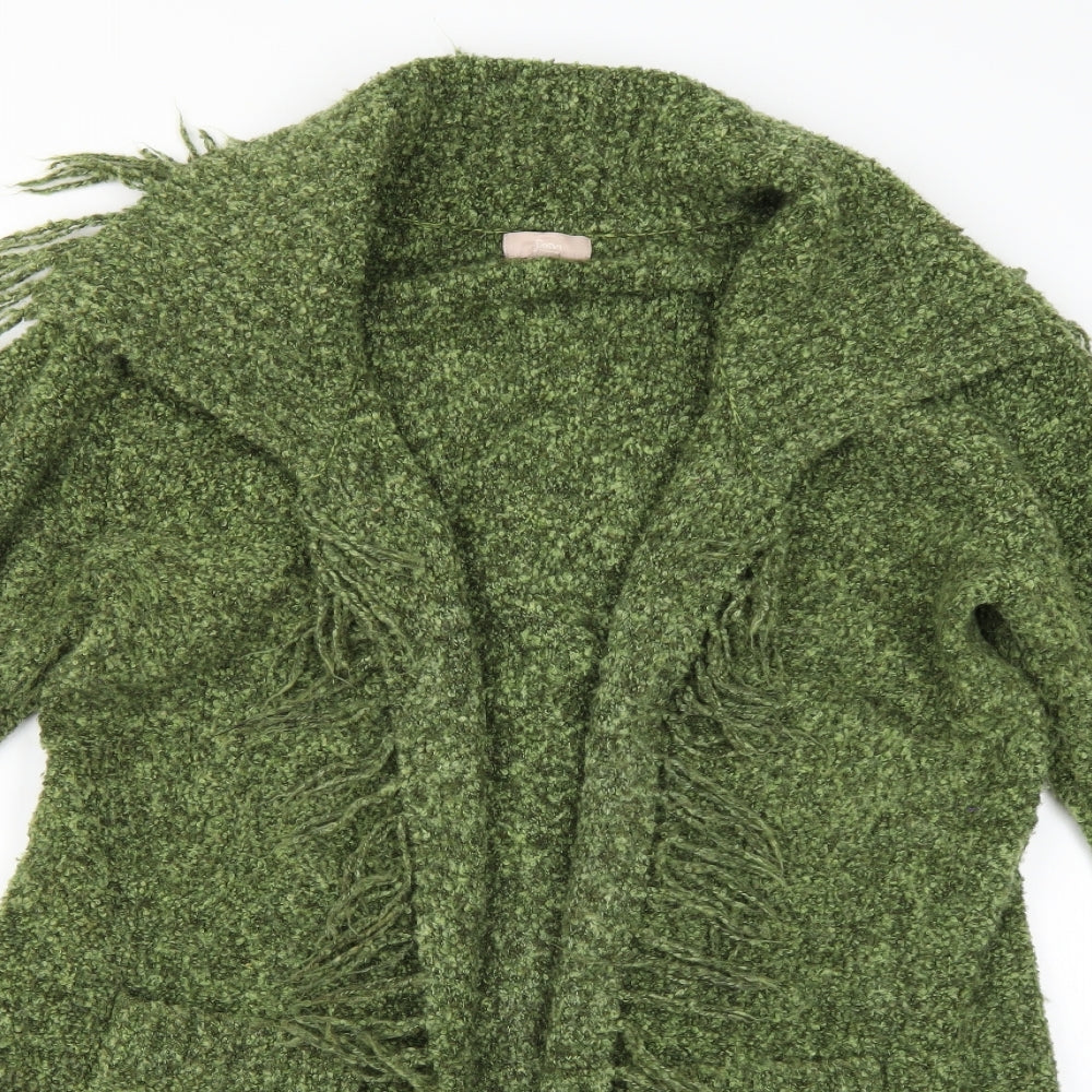 Soon Womens Green  Knit Cardigan Jumper Size 20