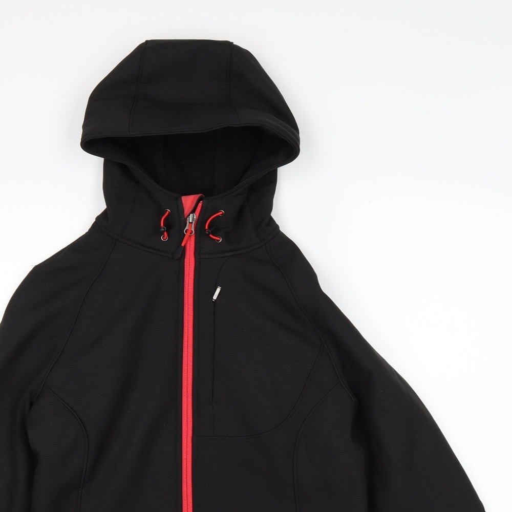 Kirkland Womens Black   Rain Coat Coat Size S