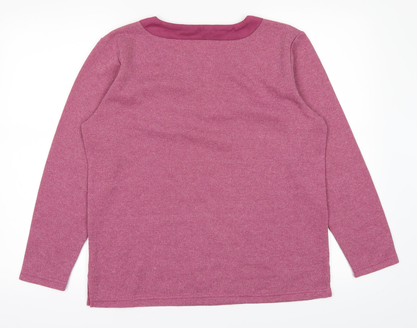 M&Co Womens Pink   Pullover Jumper Size M