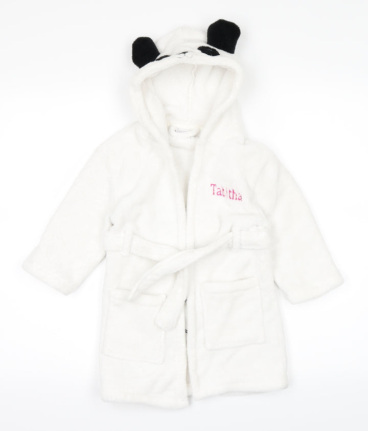 my1styears Baby White Solid Gown Size 12-18 Months