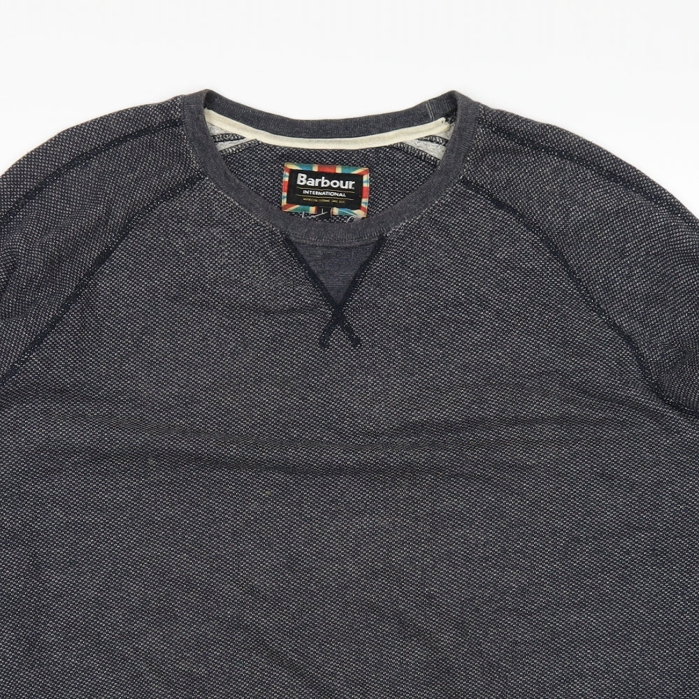 Barbour Mens Blue   Pullover Jumper Size L