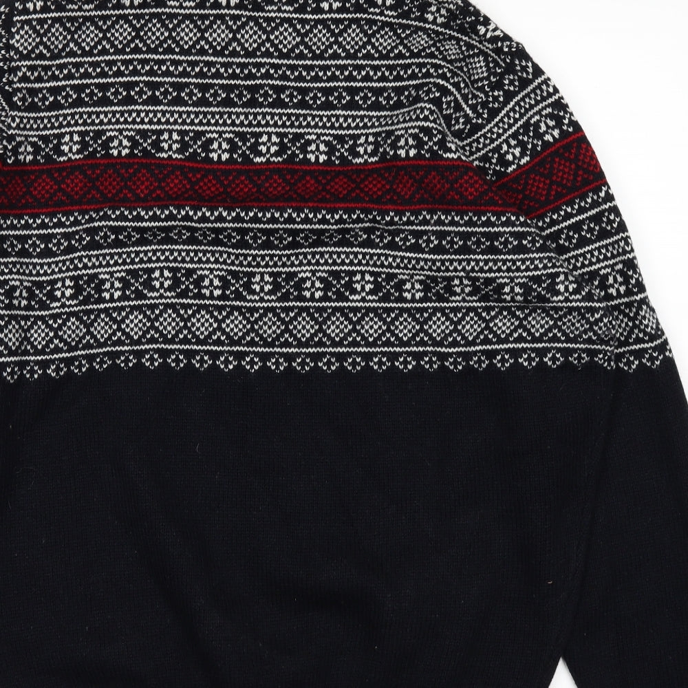 Crane Mens Blue   Pullover Jumper Size L