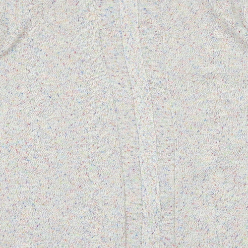 Marks and Spencer Womens White Polka Dot  Pullover Jumper Size 16