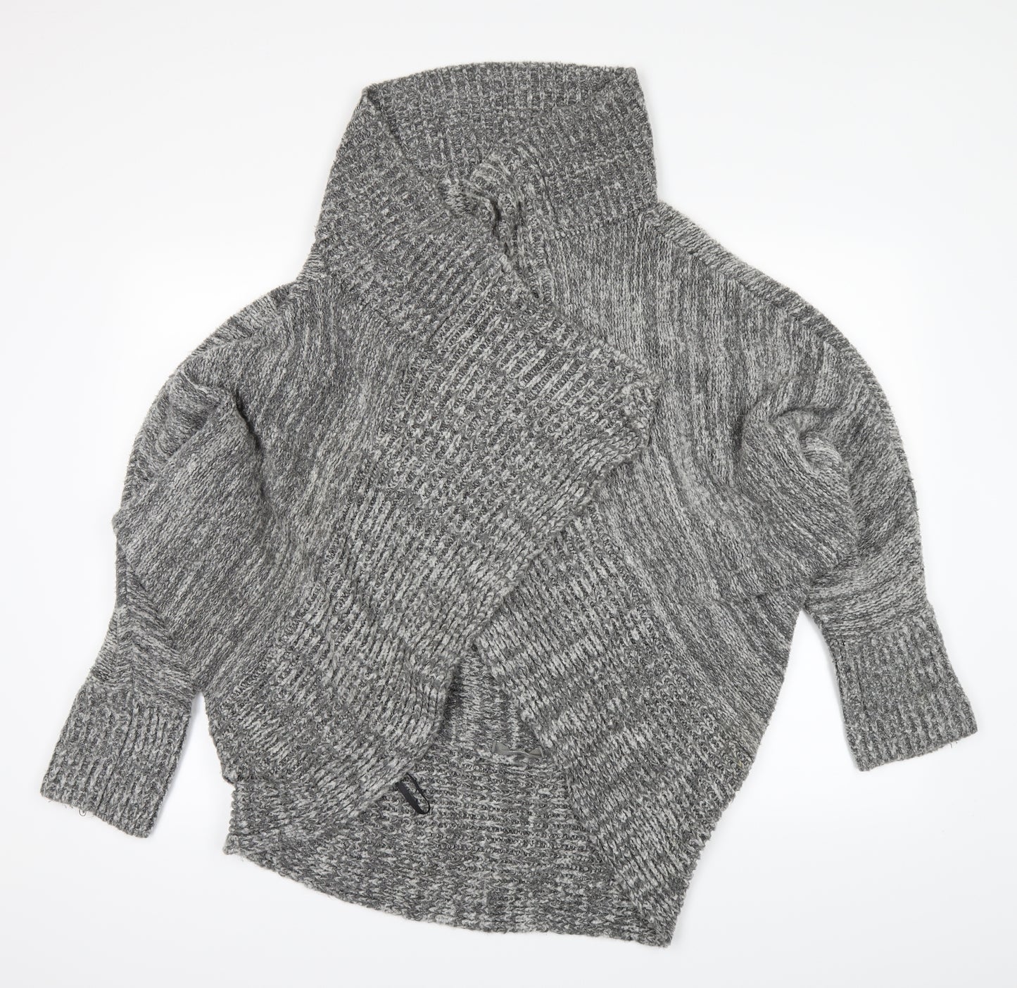 Preworn Womens Grey   Cardigan Jumper Size 16