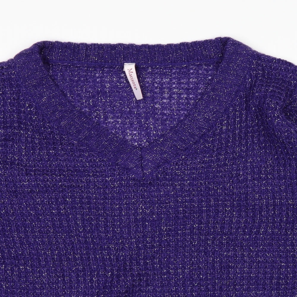 Marisota Womens Purple   Pullover Jumper Size 24