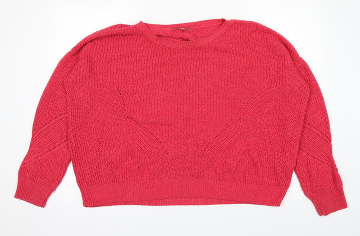 NEXT Womens Red Pullover Jumper Size M