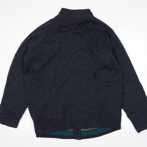 JAMES PRINGLE Mens Blue   Full Zip Jumper Size XL