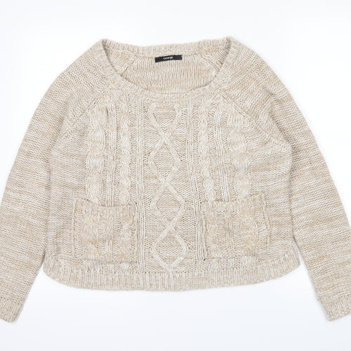 George Womens White   Pullover Jumper Size 10