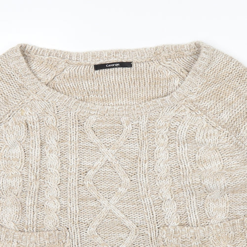 George Womens White   Pullover Jumper Size 10