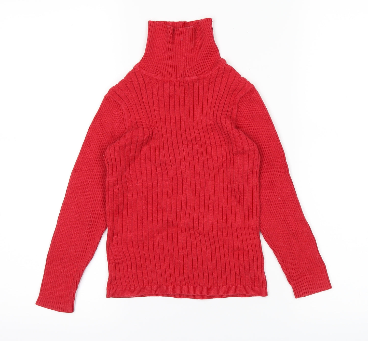 George Girls Red   Basic T-Shirt Size 5-6 Years