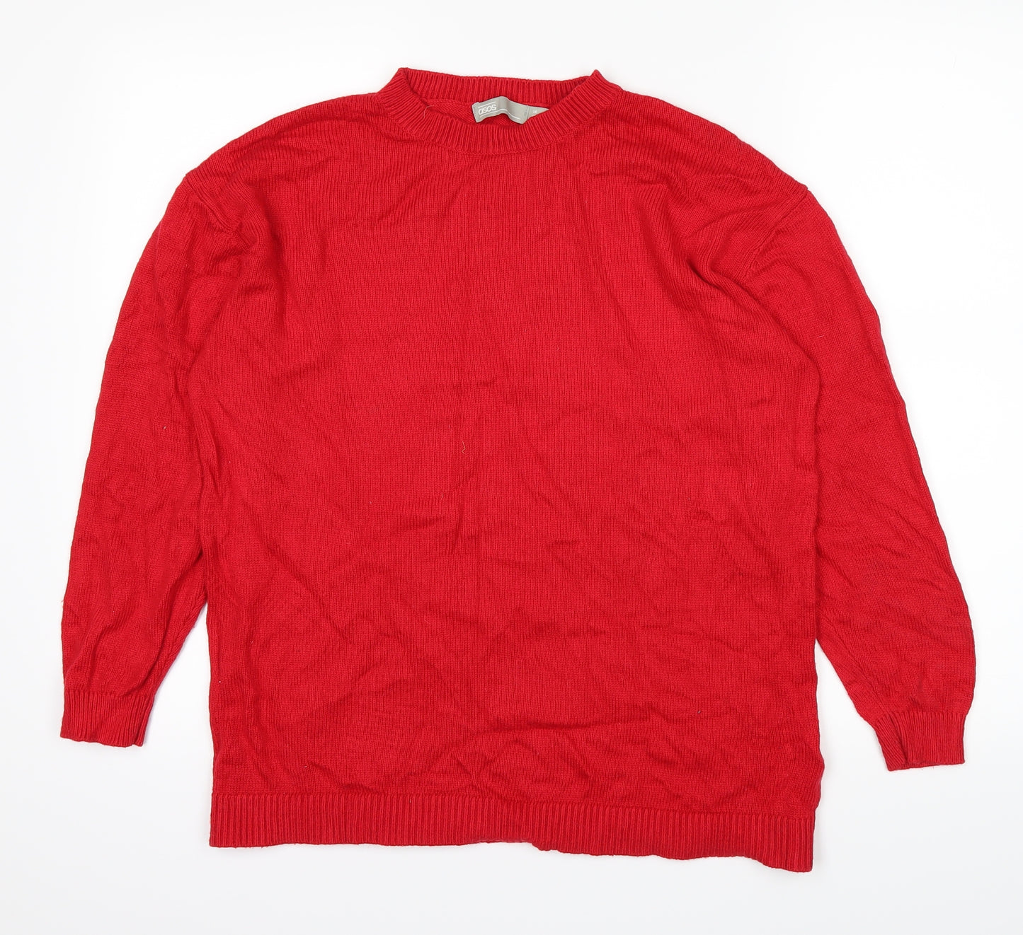 ASOS Womens Red   Pullover Jumper Size 8