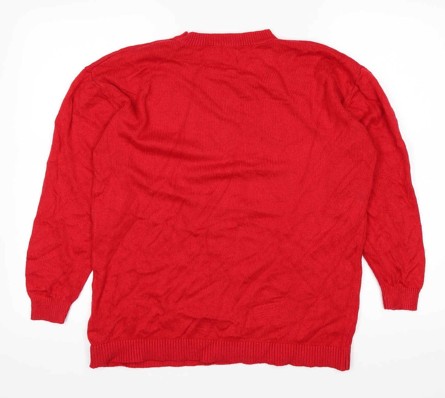 ASOS Womens Red   Pullover Jumper Size 8