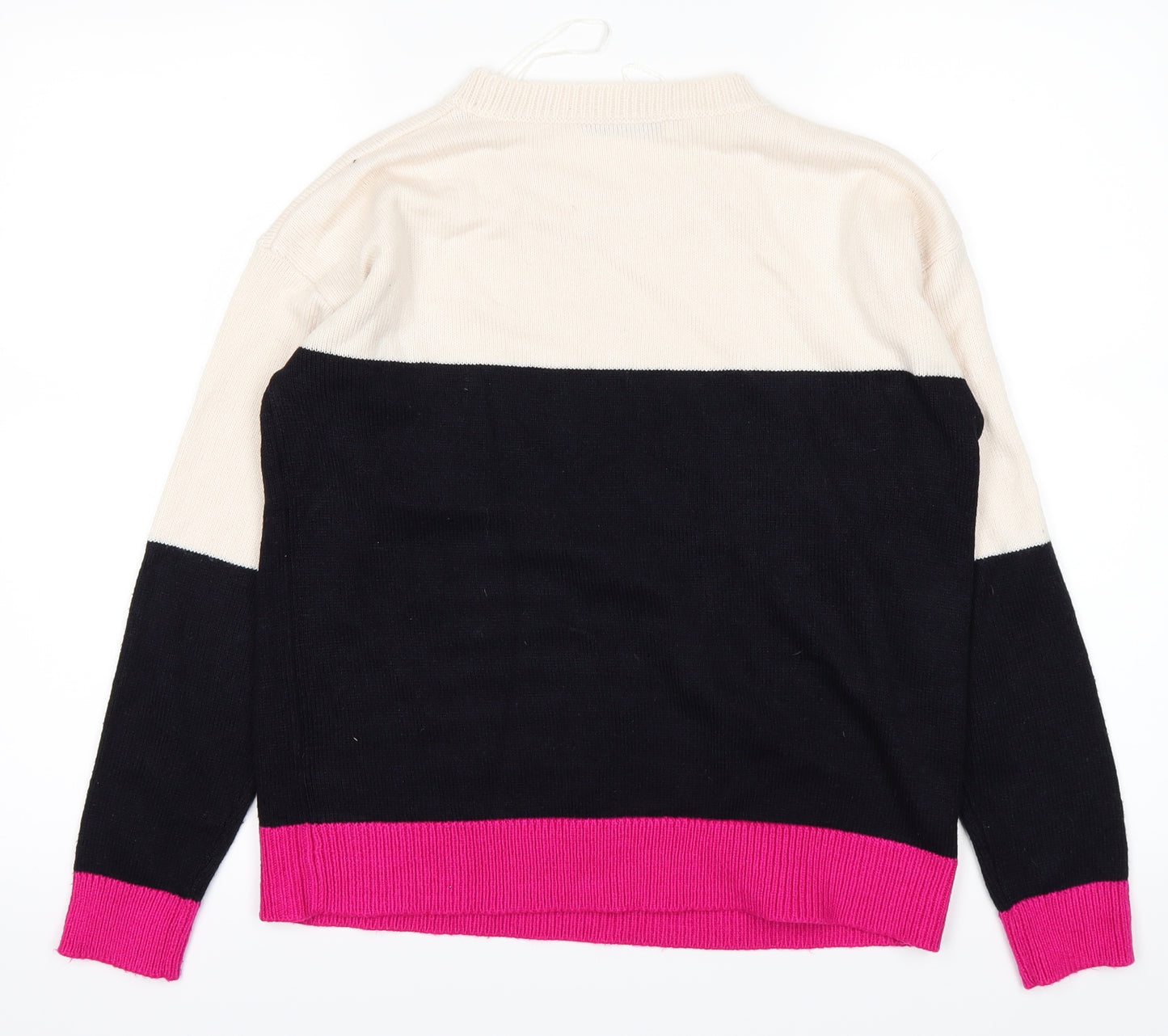 George Womens White   Pullover Jumper Size S