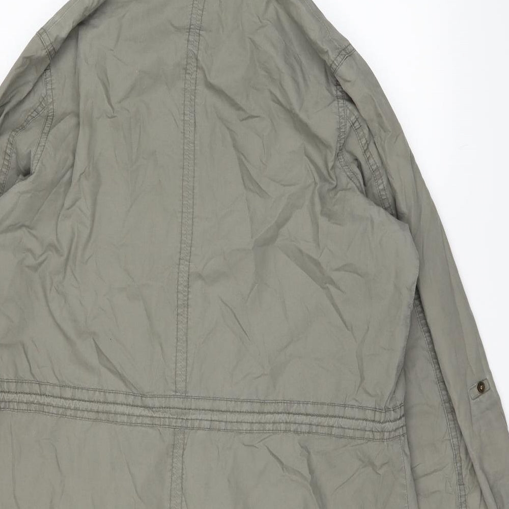 George Womens Grey   Rain Coat Coat Size 12