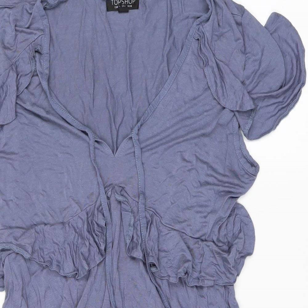 Topshop Womens Purple   A-Line  Size 10