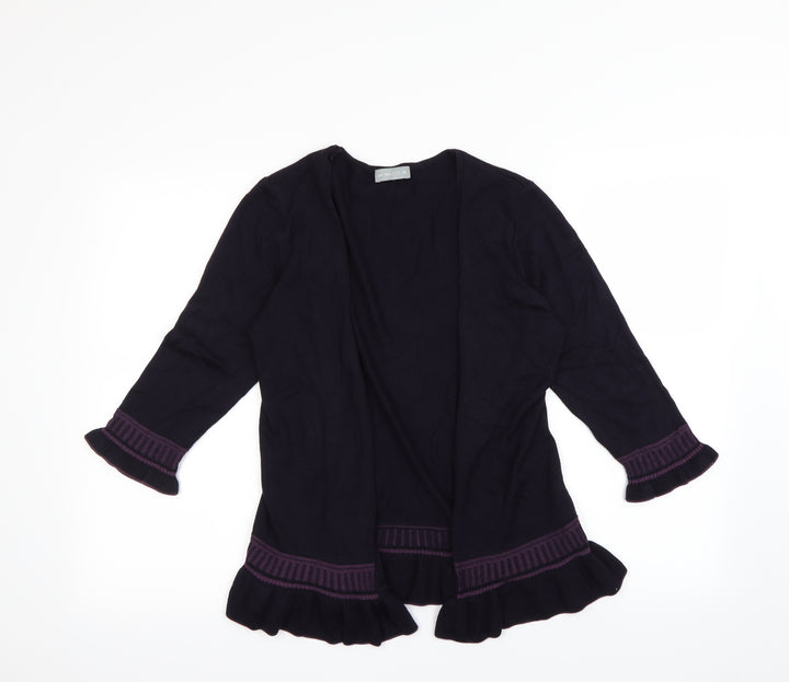 Per Una Womens Purple Cardigan Jumper Size 14