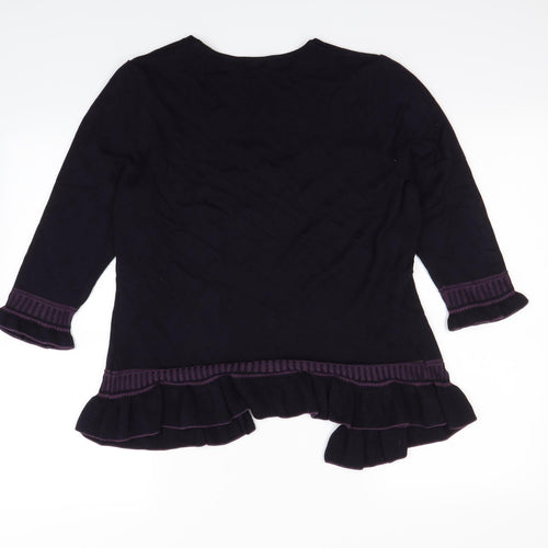 Per Una Womens Purple   Cardigan Jumper Size 14