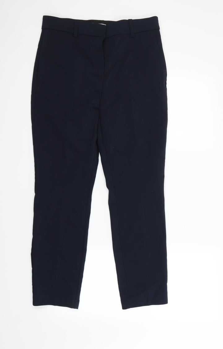H&M  Womens Blue   Dress Pants Trousers Size 12 L26 in