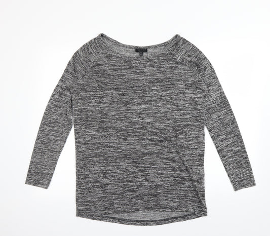 Topshop Womens Black   Pullover Sweatshirt Size 8