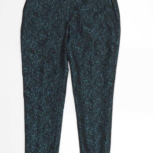 Fenn Wright Manson Womens Black Geometric  Dress Pants Trousers Size 10 L28 in