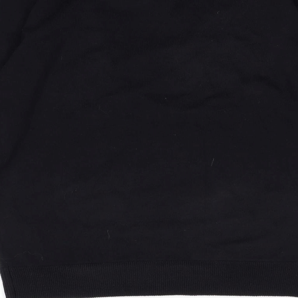 Hutson Harbour Mens Black   Pullover Sweatshirt Size M