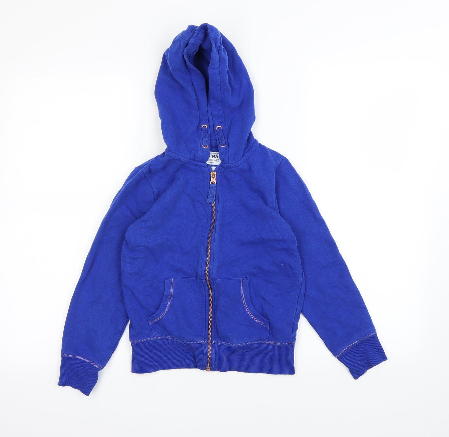 the authentic originals Boys Blue   Full Zip Jumper Size 8-9 Years