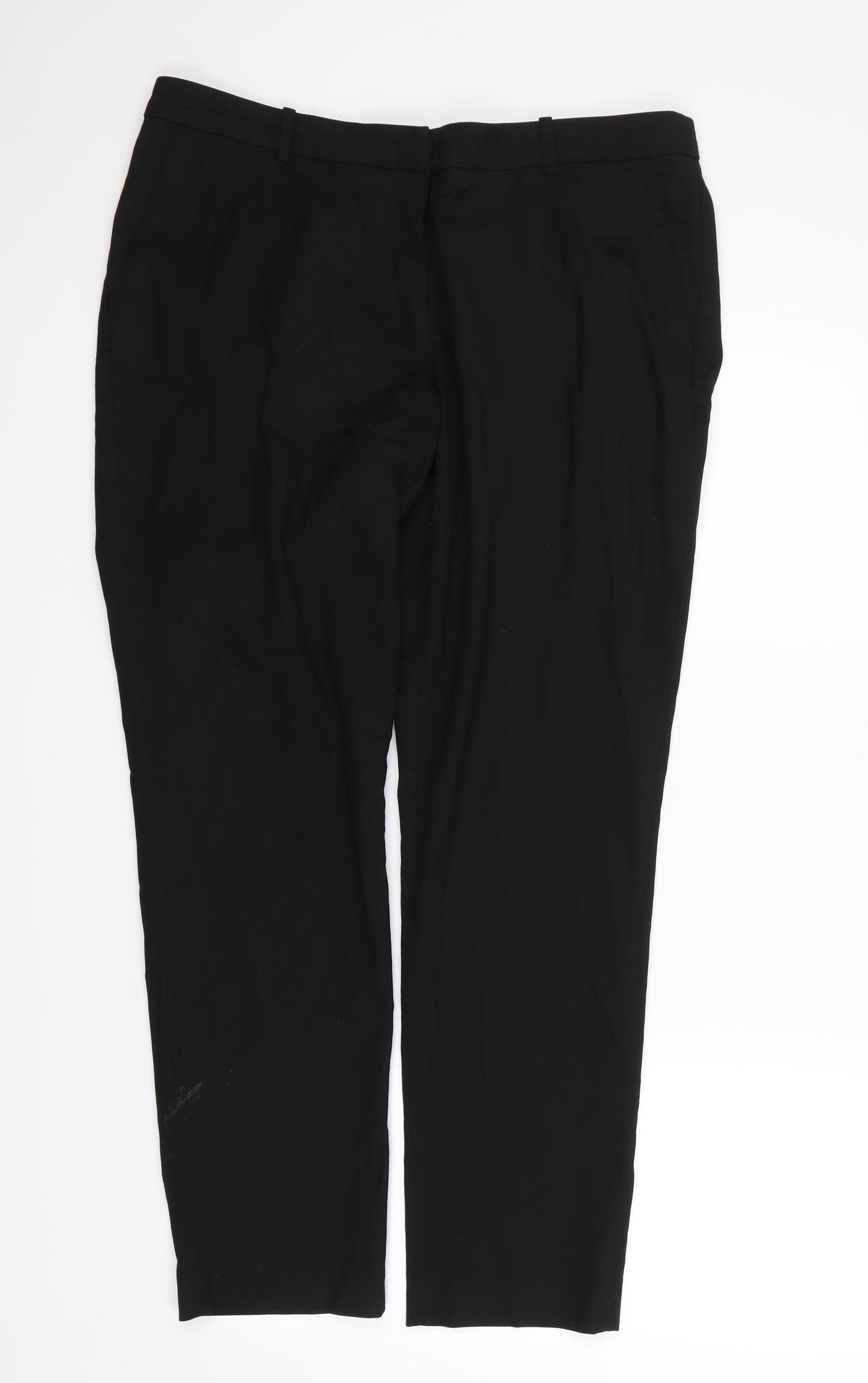 H&M  Womens Black   Dress Pants Trousers Size 12 L28 in