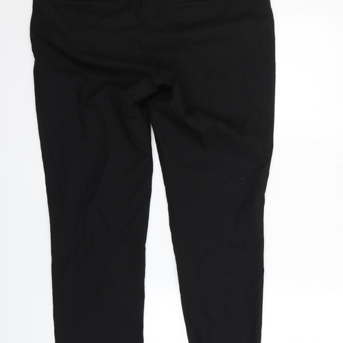 H&M  Womens Black   Dress Pants Trousers Size 12 L28 in