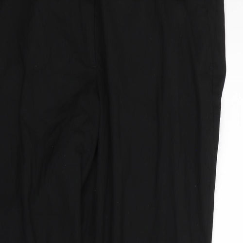 H&M  Womens Black   Dress Pants Trousers Size 12 L28 in