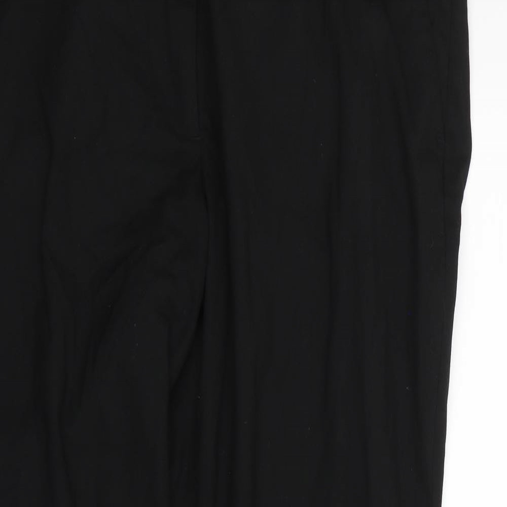 H&M  Womens Black   Dress Pants Trousers Size 12 L28 in