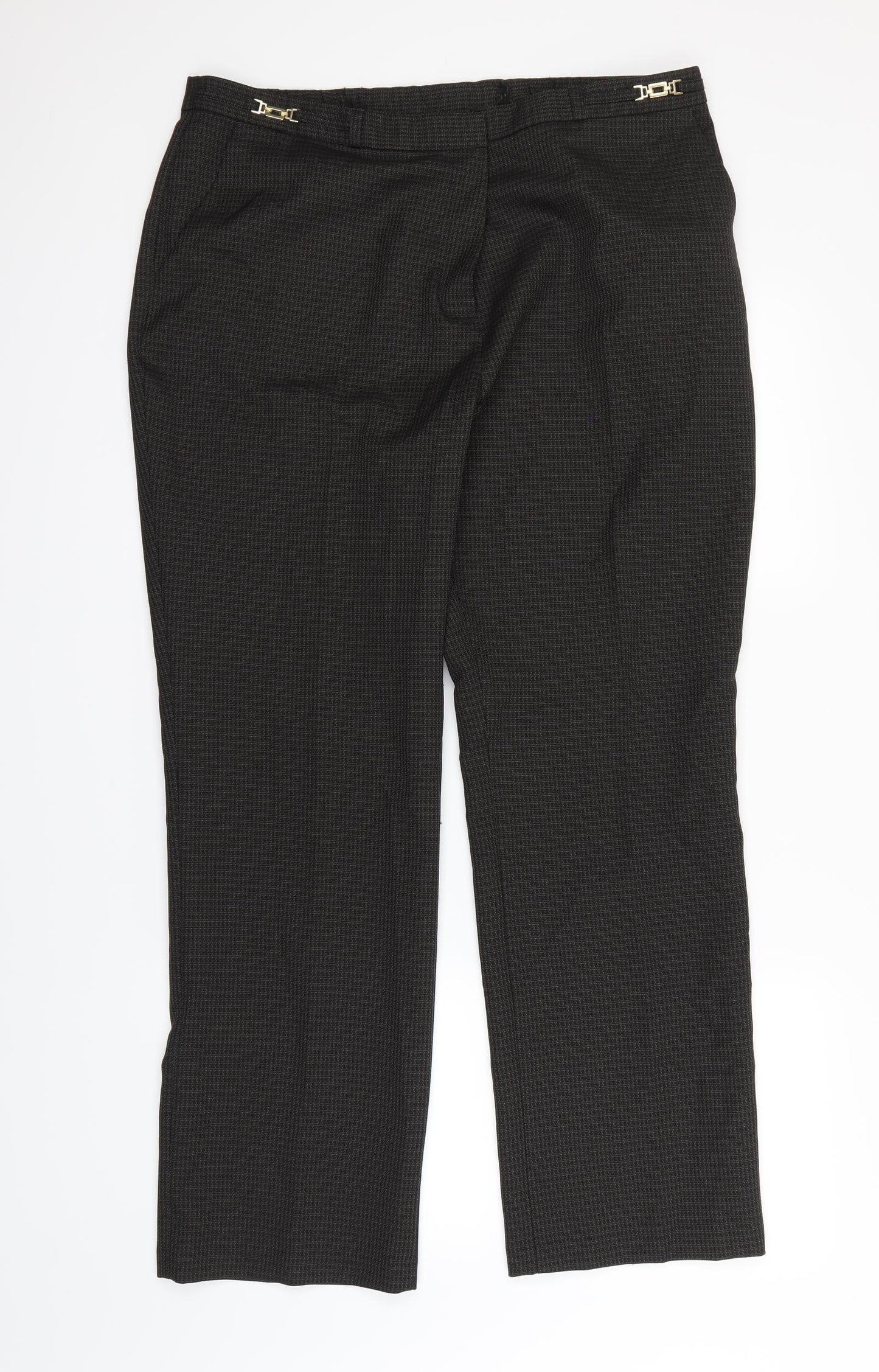 Classic  Womens Brown   Dress Pants Trousers Size 16 L28 in