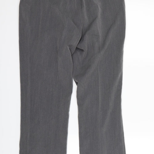 Bonmarché Womens Grey   Dress Pants Trousers Size 12 L25 in