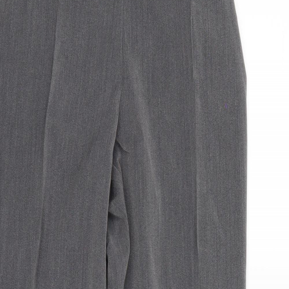 Bonmarché Womens Grey   Dress Pants Trousers Size 12 L25 in