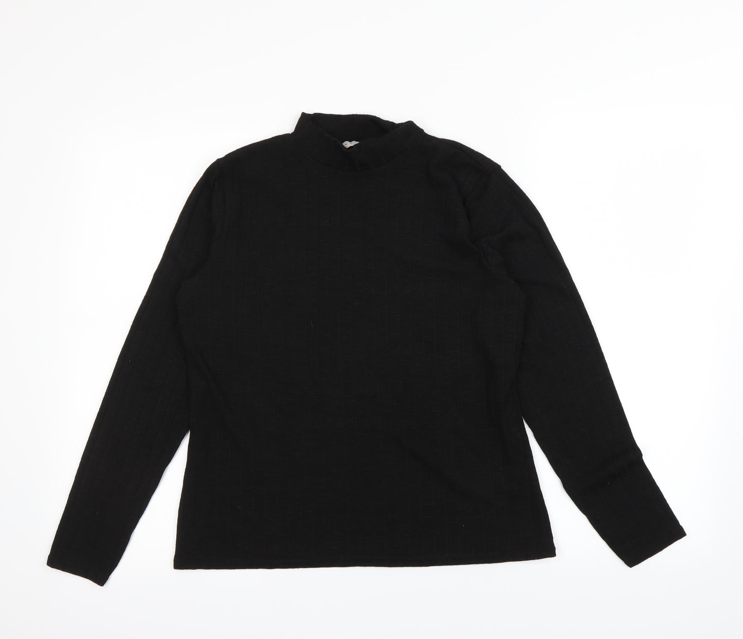 Nutmeg Womens Black   Pullover Sweatshirt Size 14