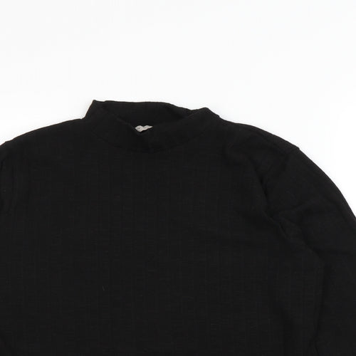 Nutmeg Womens Black   Pullover Sweatshirt Size 14