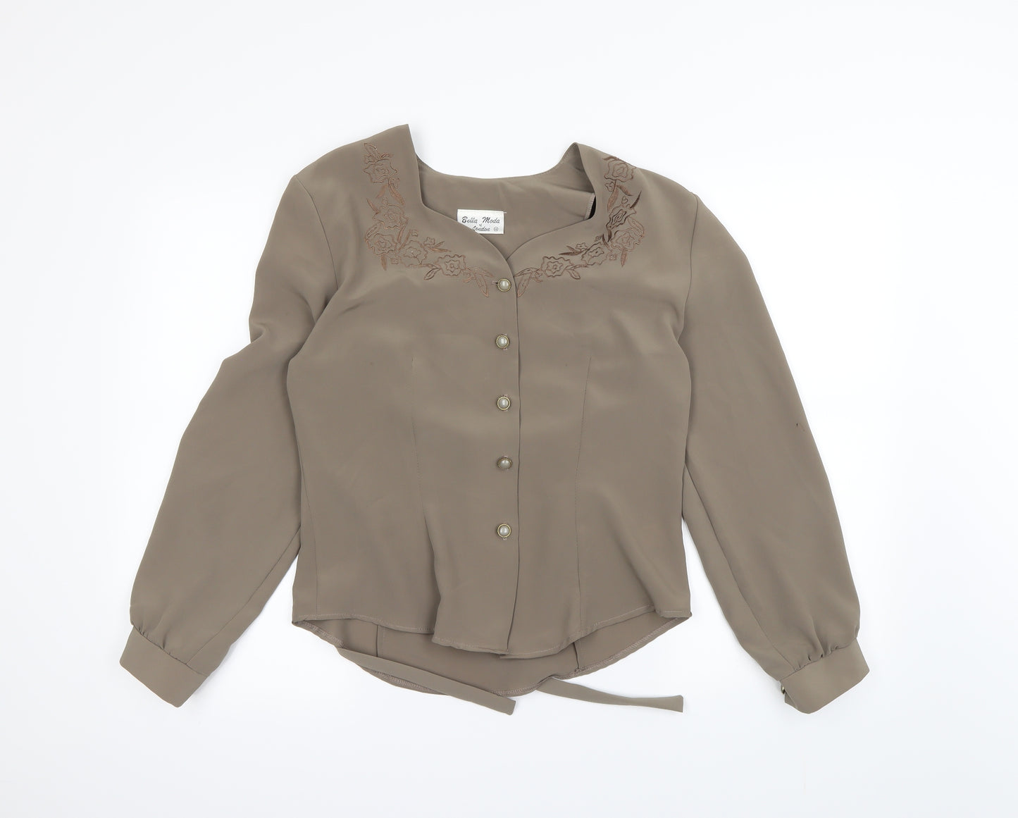 Bella moda Womens Beige   Jacket  Size 12