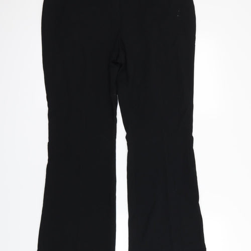 M&S  Womens Black   Dress Pants Trousers Size 14 L29 in